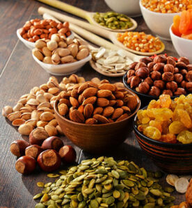 Nuts, Seeds, Dried Fruits & Beans